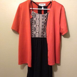 Short Sleeve Button Up Cardigan